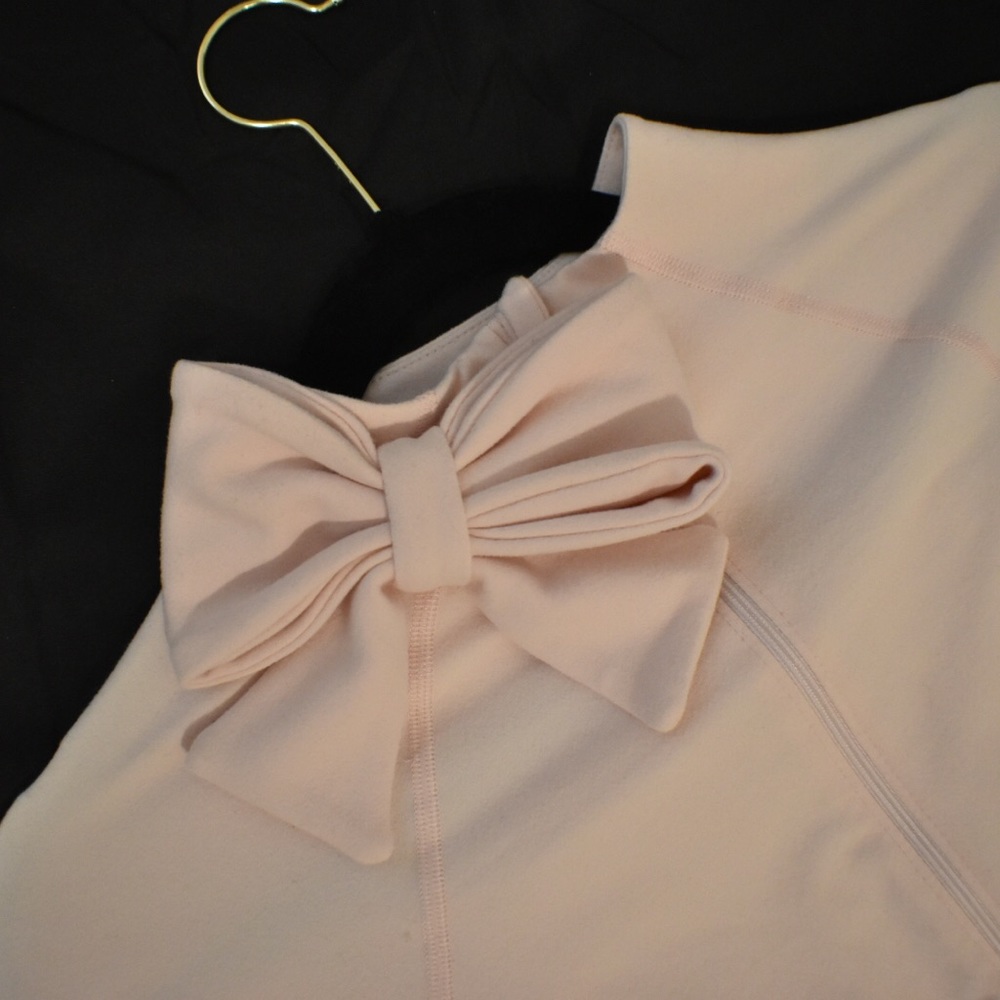 Kate Spade Pink Bow Workout Jacket